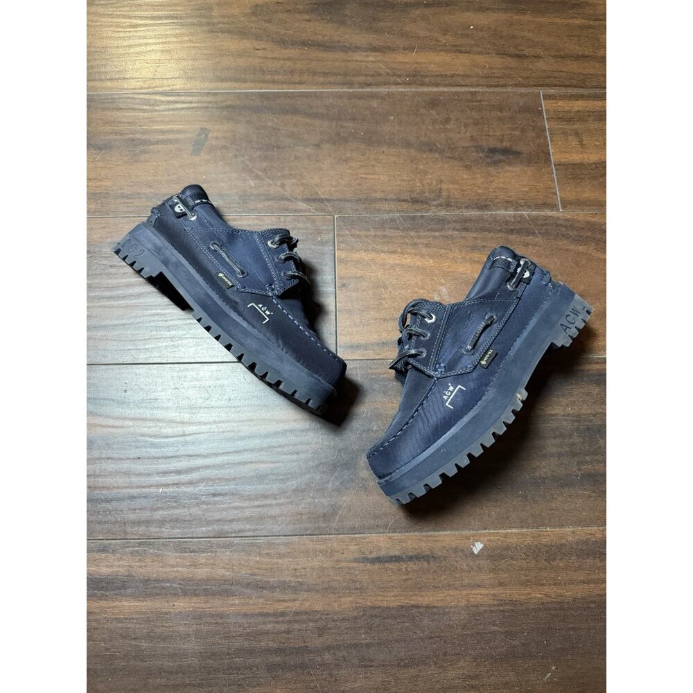 Timberland × A-COLD-WALL* Gore-tex Future73 3-Eye Lug Boat Shoe Navy Women's 6.5